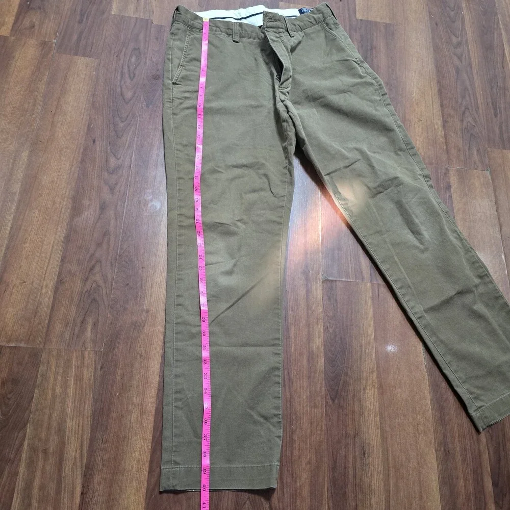 Polo Ralph Lauren Mens Classic Khaki Chinos Pants 34x34 Stretch Straight Fit